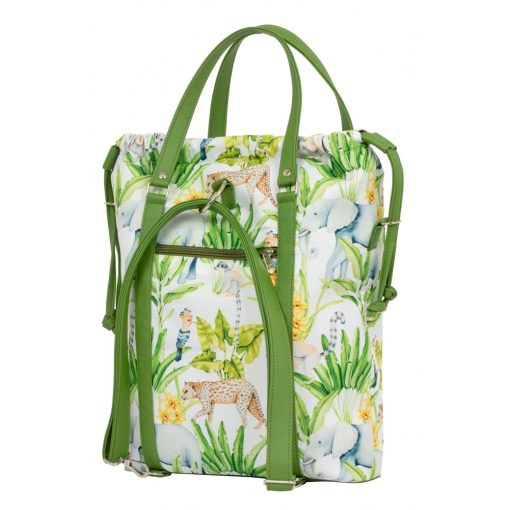 Bora 3 az 1-ben Maxi (hátizsák, kézitáska, válltáska) olíva/dzsungel