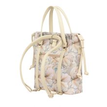 Bora 3 az 1-ben Mini (hátizsák, kézitáska, válltáska) bézs/virágminta