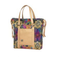 Bora 3 az 1-ben Mini (hátizsák, kézitáska, válltáska) világos bronz/mandala