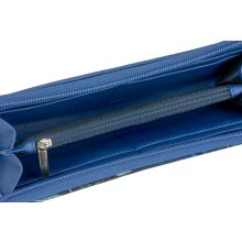 Elin pénztárca maxi királykék/kék virágminta