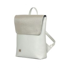Kira Bags - Inez fedeleles hátizsák mini ezüst/3D ezüst