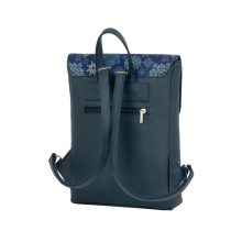 Inez fedeleles hátizsák mini sötétkék/hópihés