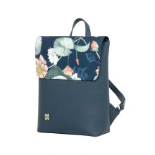 Inez fedeleles hátizsák mini sötétkék/kék tavirózsa