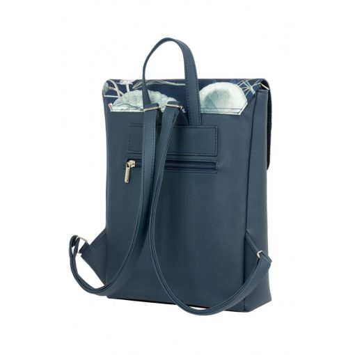 Inez fedeleles hátizsák mini sötétkék/kék tavirózsa