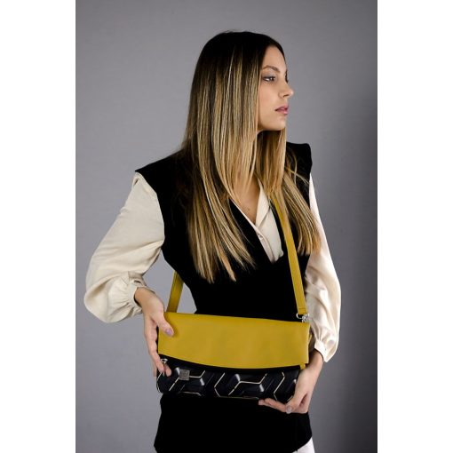 Léda borítéktáska ezüst/3D ezüst