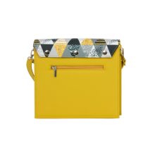 Szófia crossbody táska okker/okker geometrikus