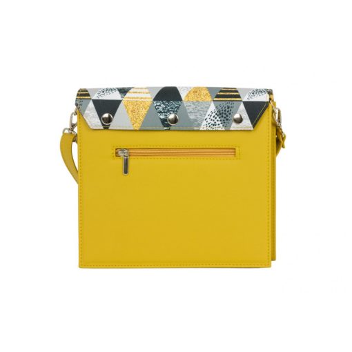 Szófia crossbody táska okker/okker geometrikus