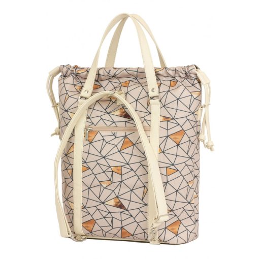 Bora 3 az 1-ben Maxi (hátizsák, kézitáska, válltáska) bézs/bézs mozaik