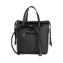 Bora 3 az 1-ben Mini (hátizsák, kézitáska, válltáska) fekete/fekete csillámos