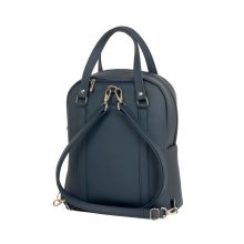 Aurora 2 az 1-ben kézitáska és hátizsák sötétkék/kék tavirózsa