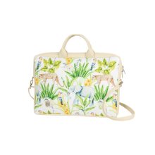 Kloé laptoptáska  bézs/dzsungel