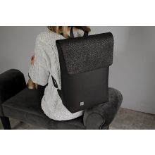 Inez fedeles hátizsák maxi fekete/3D fekete