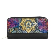Elin pénztárca maxi fekete/mandala