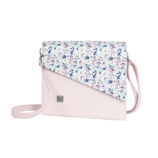 Szófia crossbody táska púder/kék apróvirágos