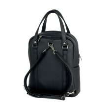 Aurora 2 az 1-ben kézitáska és hátizsák fekete/őszi levélminta