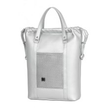 Bora 3 az 1-ben Maxi (hátizsák, kézitáska, válltáska) ezüst/3D ezüst