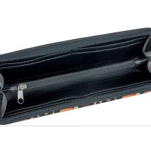 Elin pénztárca maxi fekete/párduc mintás