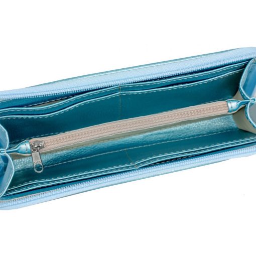 Elin pénztárca maxi metál égszínkék