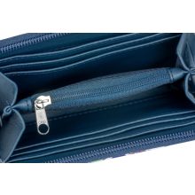 Elin pénztárca mini sötétkék/portugál csempe