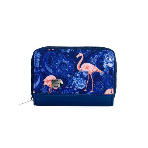 Elin pénztárca mini kék/kék flamingó