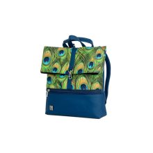 Ilka roll 2 az 1-ben háti- és válltáska királykék/páva