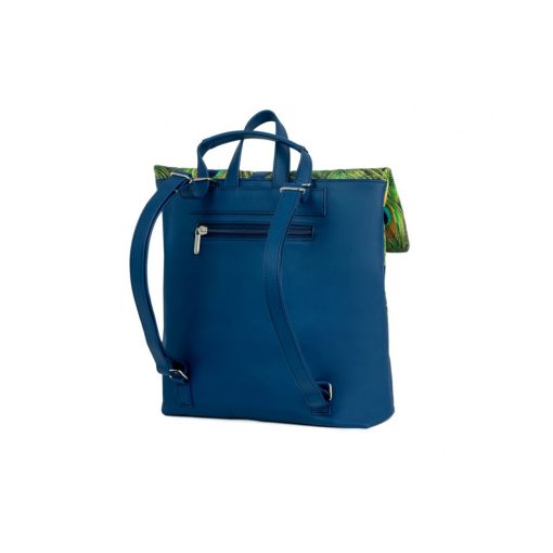 Ilka roll 2 az 1-ben háti- és válltáska királykék/páva