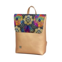 Inez fedeleles hátizsák mini világosbronz/mandala