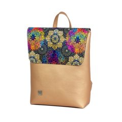 Inez fedeleles hátizsák mini világosbronz/mandala