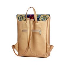 Inez fedeleles hátizsák mini világosbronz/mandala