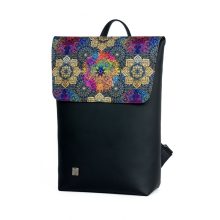 Inez fedeles hátizsák maxi fekete/mandala