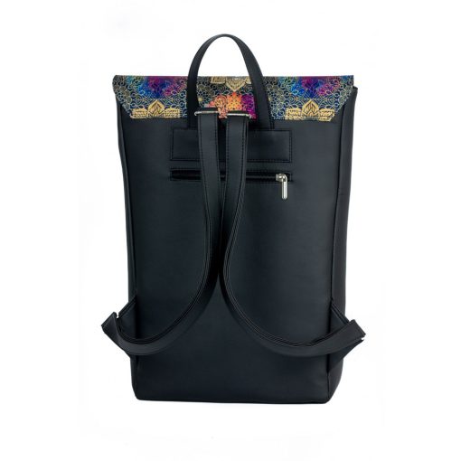 Inez fedeles hátizsák maxi fekete/mandala