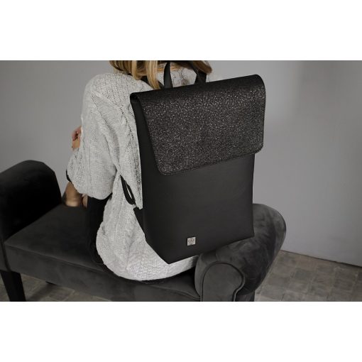 Inez fedeles hátizsák maxi fekete/mandala