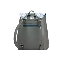 Kora mini cserélhető fedeles hátizsák sötétszürke/bagolyminta