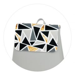 Kora mini fedél fekete mozaik