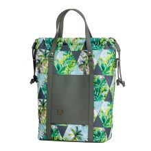 Bora 3 az 1-ben Maxi (hátizsák, kézitáska, válltáska) sötétszürke/pálma háromszöges