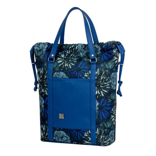 Bora 3 az 1-ben Maxi (hátizsák, kézitáska, válltáska) királykék/kék virágminta