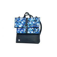 Ilka roll 2 az 1-ben fekete/kékmozaik