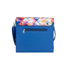 Szófia crossbody táska királykék/geometrikus