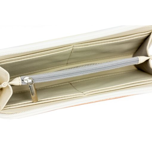 Elin pénztárca maxi bézs/rozé csillám