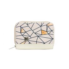 Elin pénztárca mini bézs/bézs mozaik 