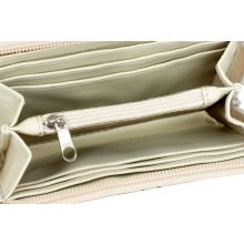 Elin pénztárca mini bézs/bézs mozaik 