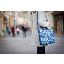 Kloé laptoptáska fekete/fonott minta