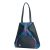 Alexia shopper fekete/fonott minta