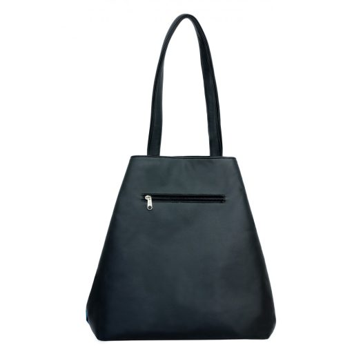 Alexia shopper fekete/fonott minta