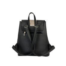 Maya hátizsák fekete/pezsgő csillám