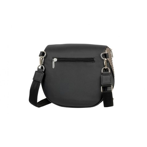 Rea válltáska fekete/pezsgő 3d