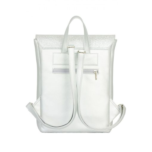 Kira Bags - Inez fedeleles hátizsák mini ezüst/ezüst csillám
