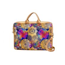 Kloé laptoptáska világosbronz/mandala