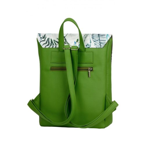 Inez fedeleles hátizsák mini oliva/páfrány