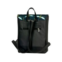 Inez fedeleles hátizsák mini fekete/szitakötő